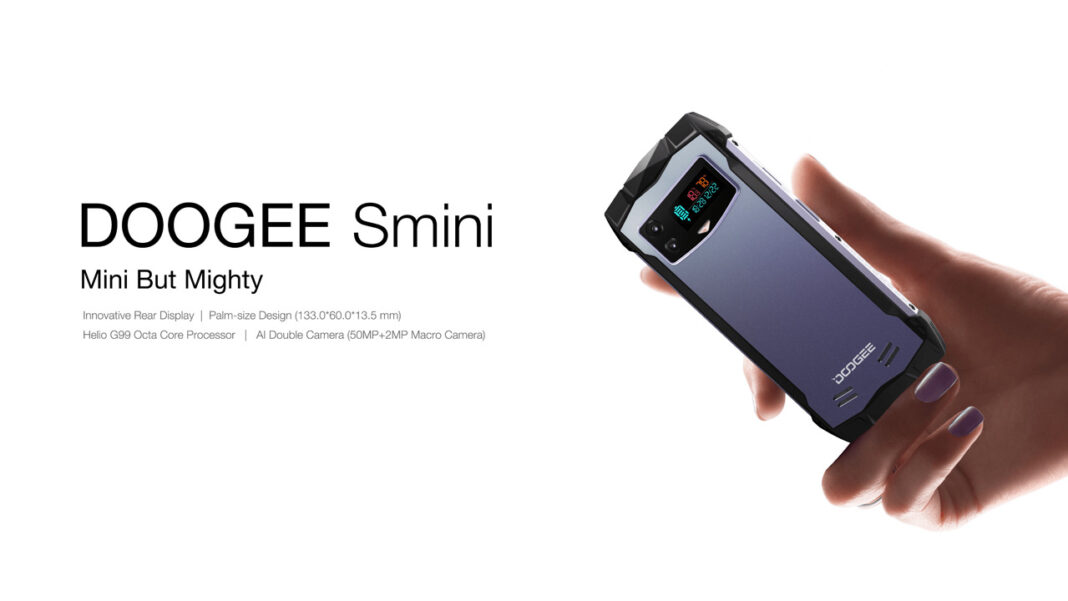 Innovative Rear Display Doogee Smini Rugged Smartphone Teased For Ph