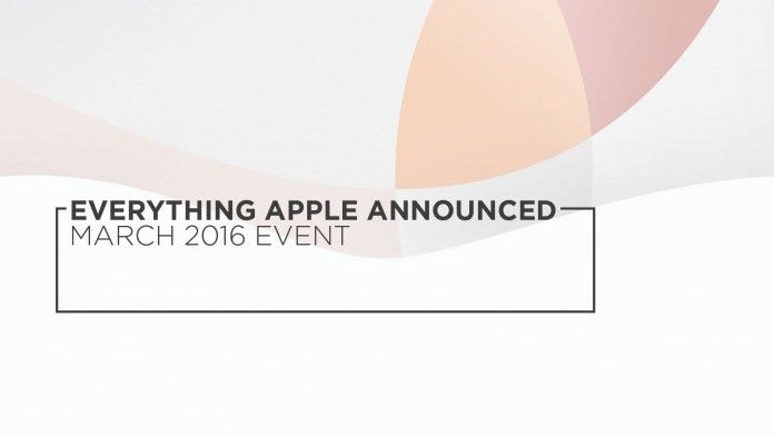 Apple March 2016 Header