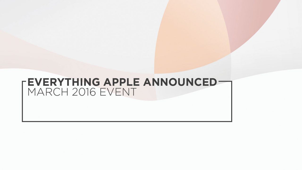 Apple March 2016 Header