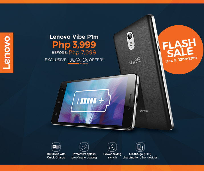 Vibe P1m Flash Sale