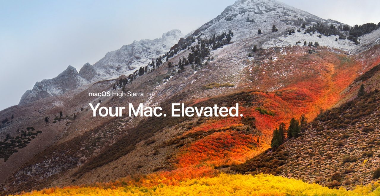 macos high sierra 1