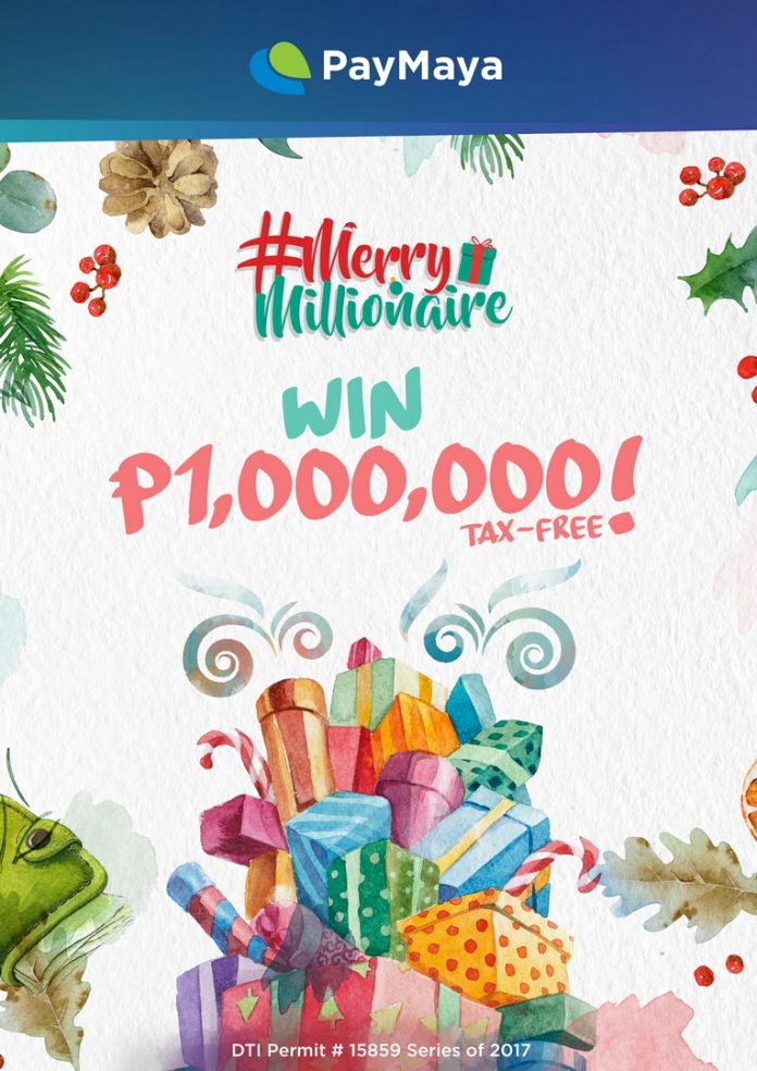 PayMaya Merry Millionaire Poster