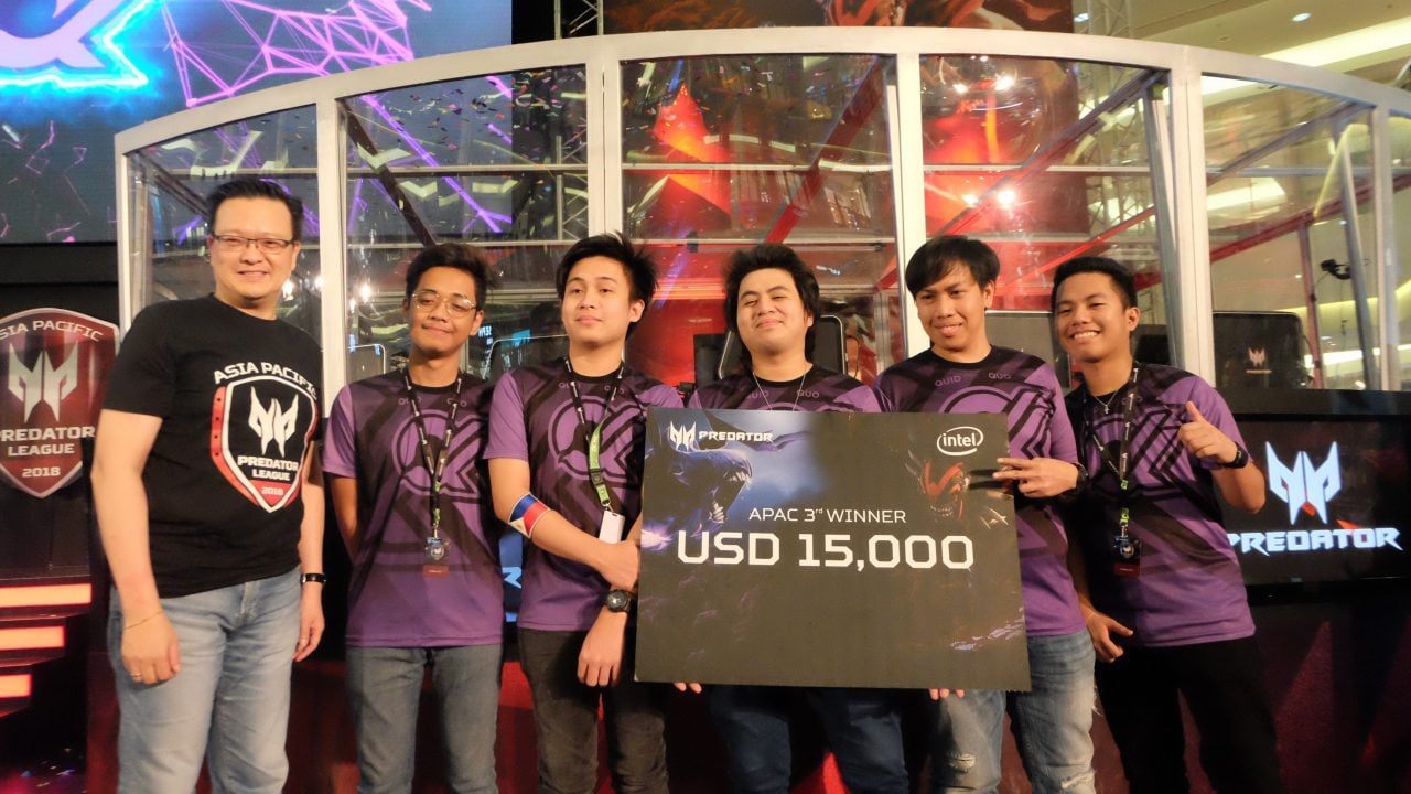 Quid Pro Quo nets 3rd place in Asia Pacific Predator League 2018 - Tech News, Reviews and Gaming 