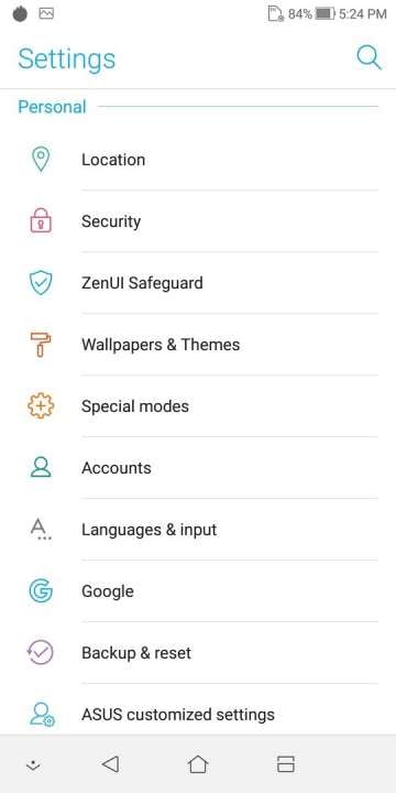 ASUS ZenFone 5Q review UI 8