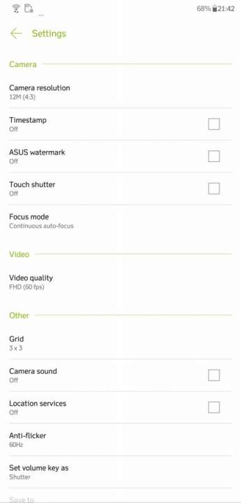 ZenFone 5 2018 camera UI 5