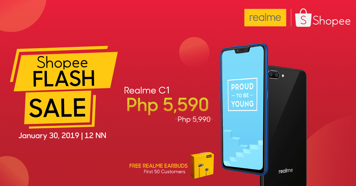 Realme x Shopee partnership official KV