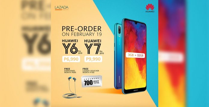 Huawei Y6 Pro 2019 and Y7 Pro Pre order