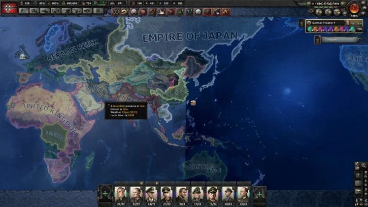 hearts of iron 5 too much divisions