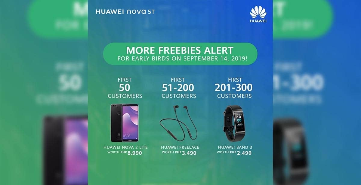 Huawei Nova 5T First Day Promo