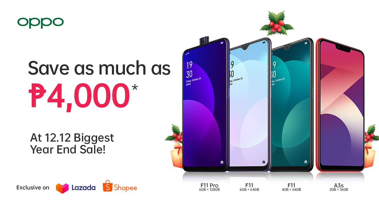 OPPO 12.12 Year End Sale