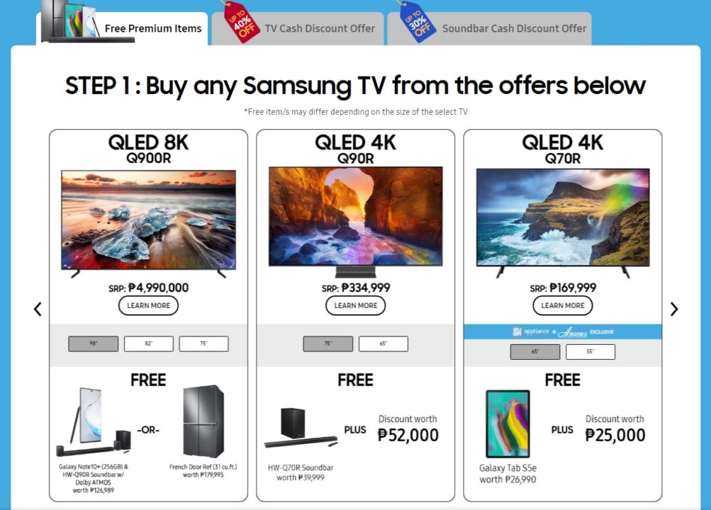 Get up to 40 discount and freebies on select Samsung TVs Tech News