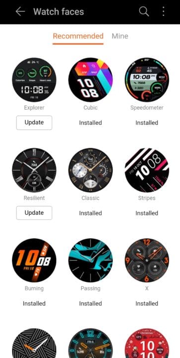 Huawei Watch GT 2 Interface 2