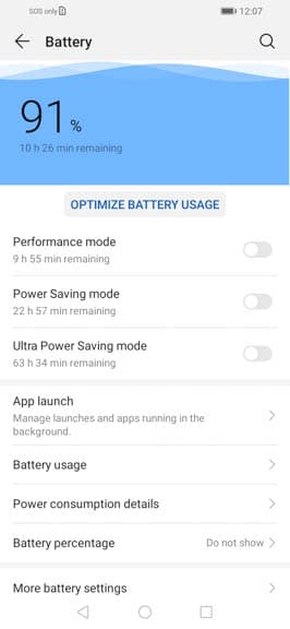 Huawei Y6s Review UI 6