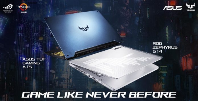 ASUS TUF Gaming A15 A17 and ROG Strix G14 Launch Cover