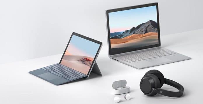 Microsoft Surface Book 3 and Surface Go 2