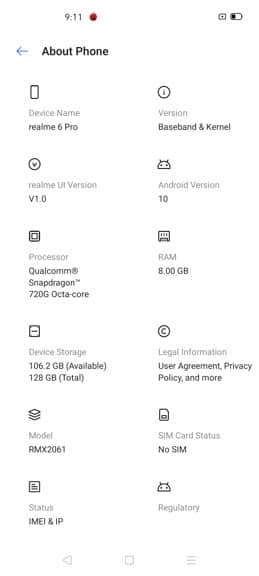 Realme 6 Pro Review UI 9