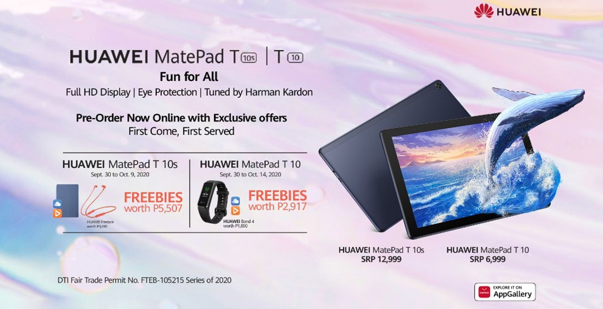 Huawei MatePad T Serie Pre order PH Cover