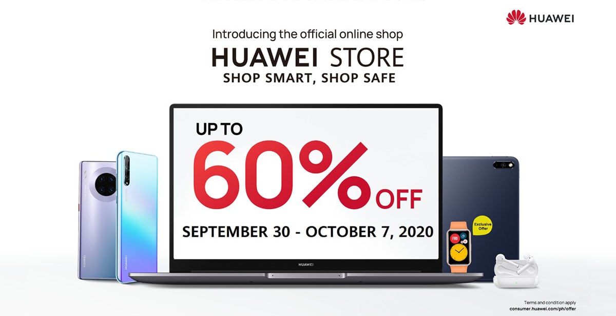 Huawei Online Store Sept 30 Oct 7 Sale