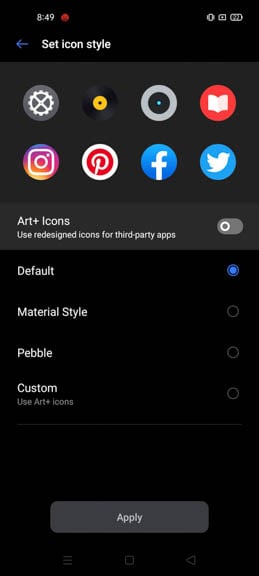 realme 7 Pro UI 3