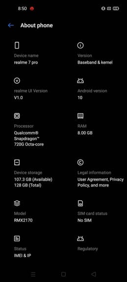 realme 7 Pro UI 6