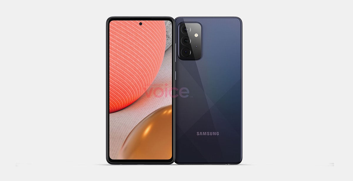 Samsung Galaxy A72 5G Renders Cover