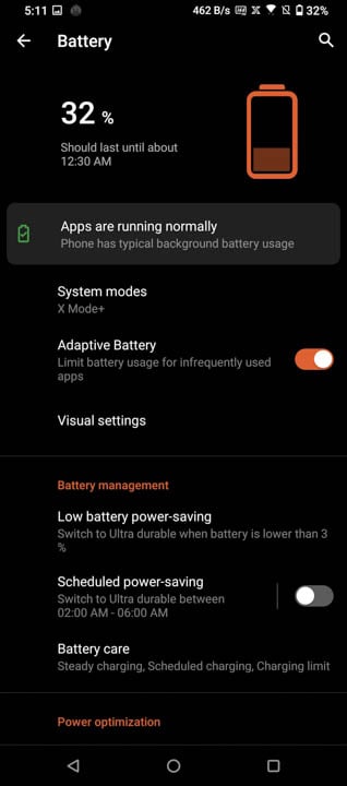 ASUS ROG Phone 5 UI 5