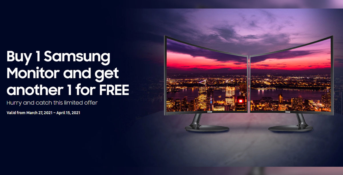 buy one get one free monitor