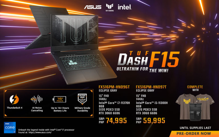 TUF DASH F15 3060 280 x 800