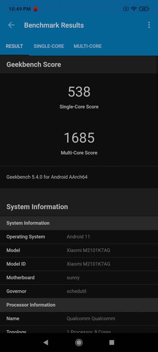 Xiaomi Redmi Note 10 Benchmarks 4