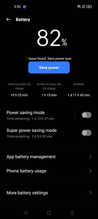 realme 8 Pro UI 4