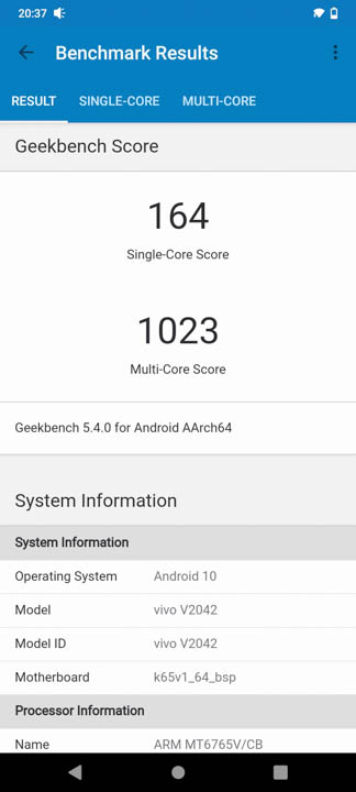 vivo Y12s Benchmark 3