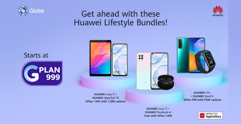 Huawei FreeBuds 4i and Band 6 Globe Gplans and 0917 Lifestyle