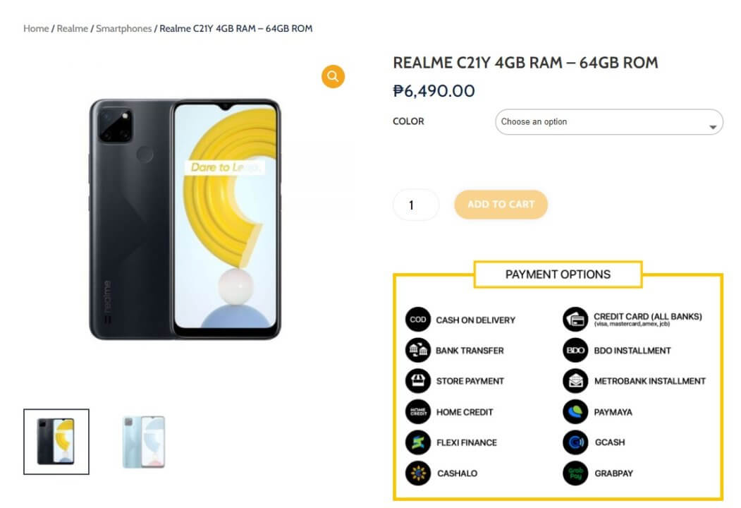 Realme c21y аккумулятор