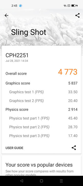 OPPO Reno6 5G Benchmarks 7