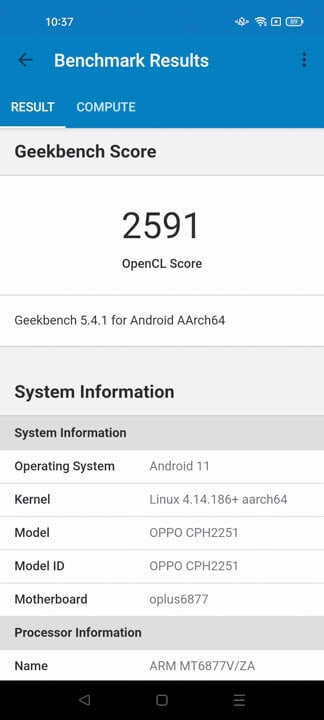 OPPO Reno6 5G Benchmarks 8