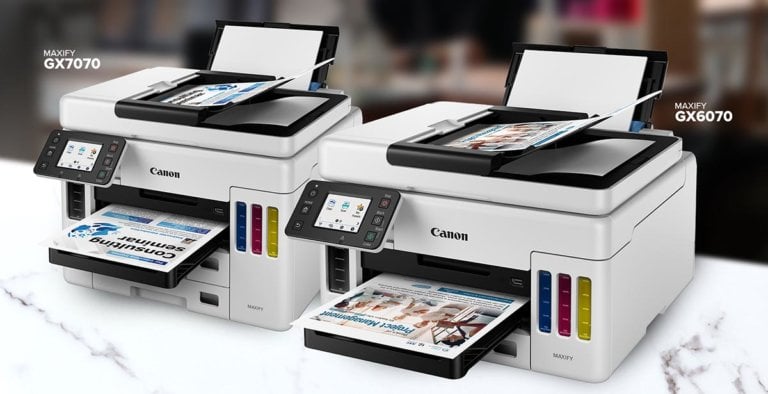 Canon Maxify GX7070 and GX6070 Cover