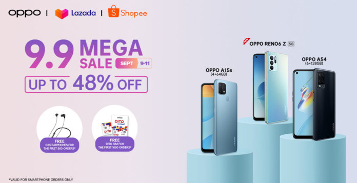 OPPO Lazada and Shopee 9.9 Sale 2021 Cover