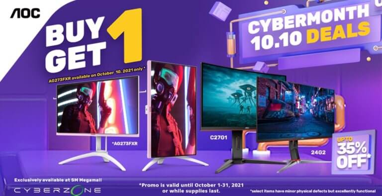 AOC 10.10 Cybermonth SM Megamall 2021