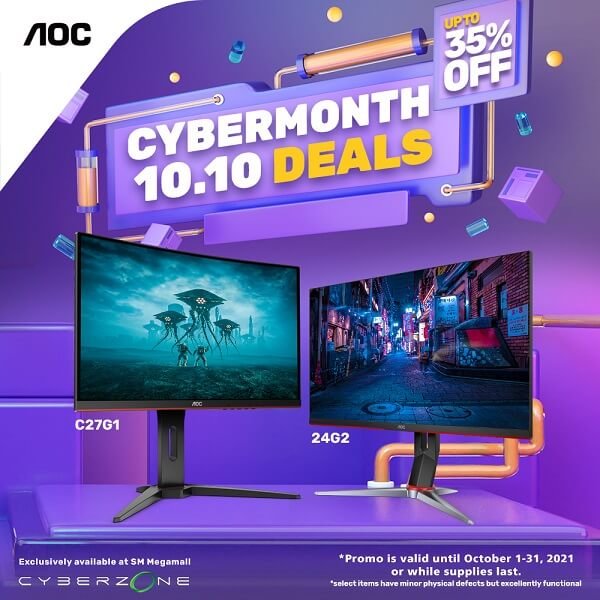 AOC Cybermonth 10.10 Deals 1
