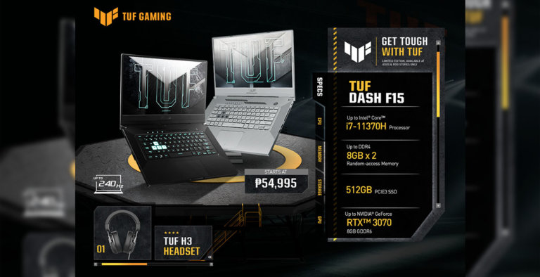 ASUS TUF Dash F15 Bundle 2021 Cover