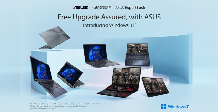 ASUS x ROG Laptops Windows 11 Upgrade