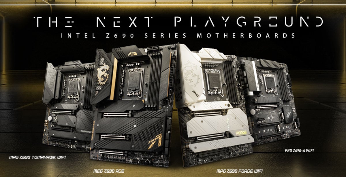 MSI Z690 Motherboards Intel Cover