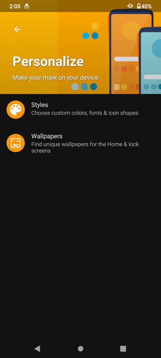 Moto G50 5G Moto App 2