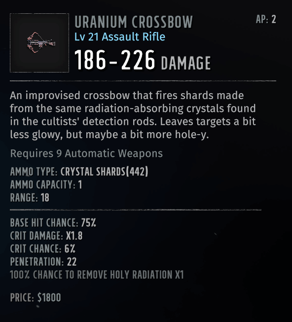 Uranium Crossbow