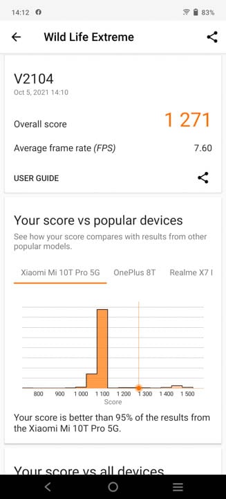 vivo X70 Benchmarks 1