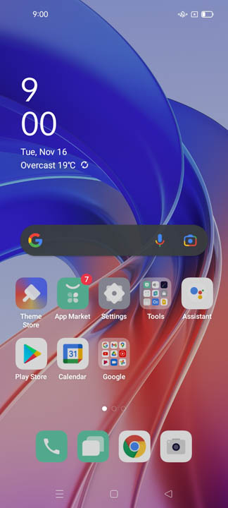 OPPO A55 UI