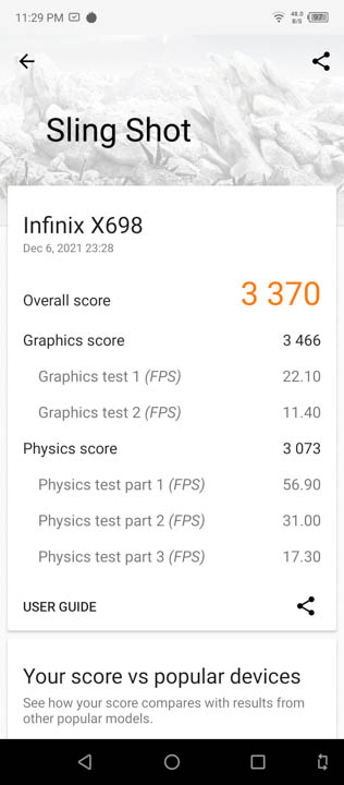 Infinix Note 11S Benchmarks 5