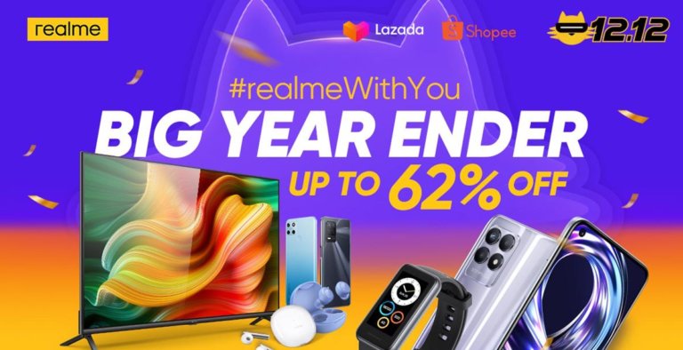realme 12.12 Lazada and Shopee 2021 Cover
