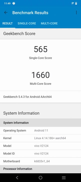 vivo Y76 5G Benchmarks 6