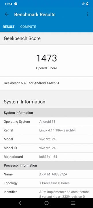 vivo Y76 5G Benchmarks 7